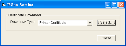 Printer Certificate