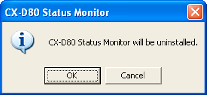 CX-D80_ステータスモニターのアンインストール