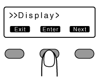 Display Enter